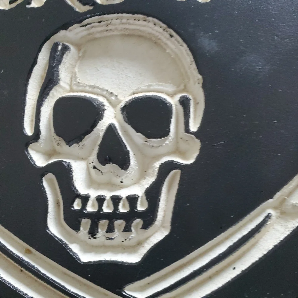 Work Like A Captain Pirate Sign